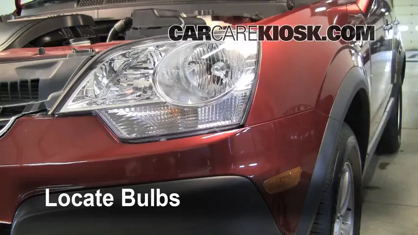 2008 Saturn Vue XE 2.4L 4 Cyl. Luces Luz de estacionamiento (reemplazar foco)